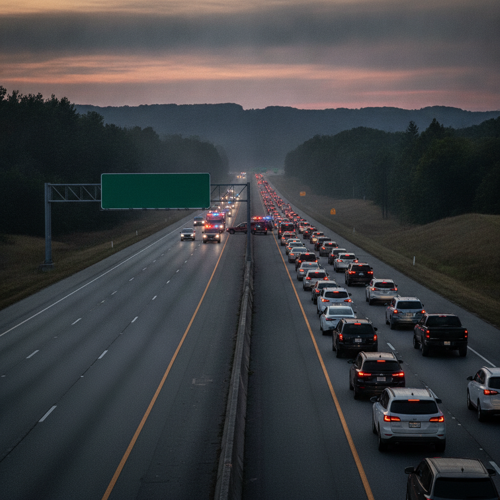Highway 17 South Closed in Brunswick County Due to Crash