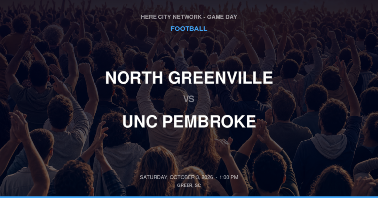 North Greenville vs. UNC Pembroke — Football Game Day — Pembroke, NC — Oct 3, 2026