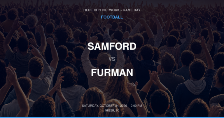 Samford vs. Furman — Football Game Day — Greenville, SC — Oct 24, 2026